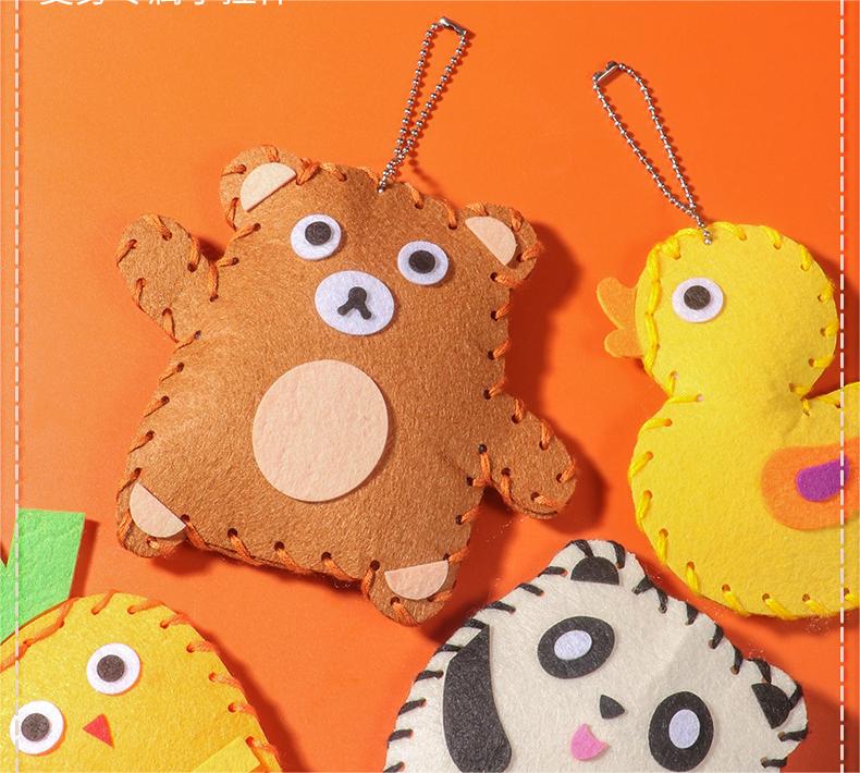 Kit de costura hecho a mano DIY interesante para niños