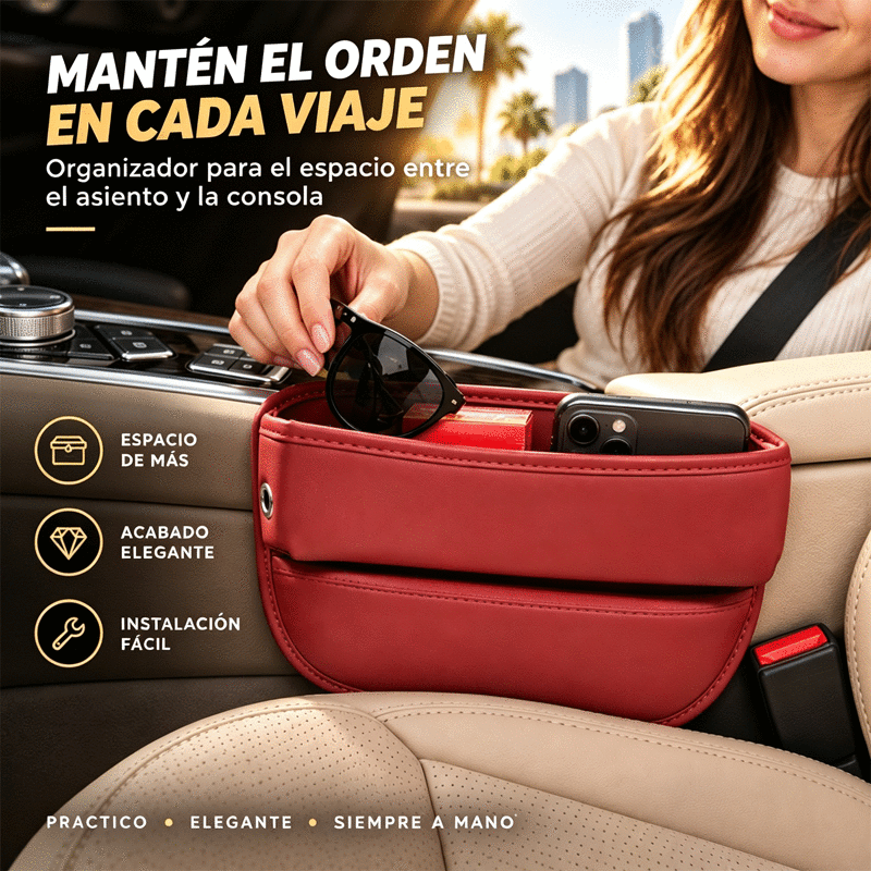 🧳 Organizador de Huecos de Asiento para Coche | Relleno Multifunción con Almacenamiento | Accesorio Universal para el Interior 🚗