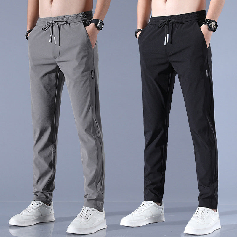 【35%OFF】【M-5XL】2024 nuevos pantalones elásticos informales para hombre, cómodos y a la moda
