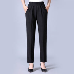 🏆🔥【45-90 kg】Nuevos pantalones rectos de talle alto para mujer, la elección perfecta para otoño e invierno