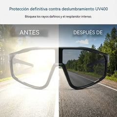 【2 unidades por 25 euros】🛡️ Gafas deportivas con tecnología fotosensible y protección UV400. Ultraligeras, resistentes a golpes y con agarre antideslizante.
