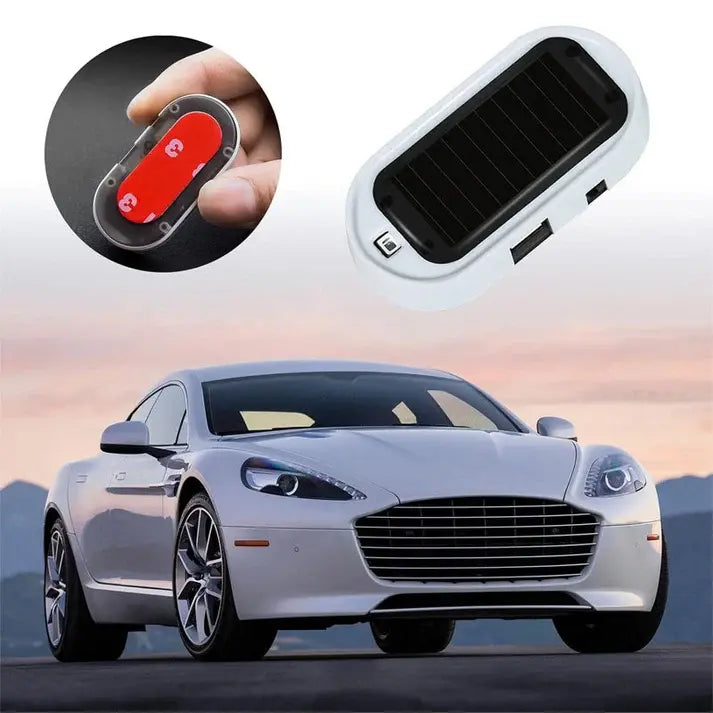 📢🚗 2 piezas 26 euro ⏰ Lámpara LED solar antirrobo con luz intermitente