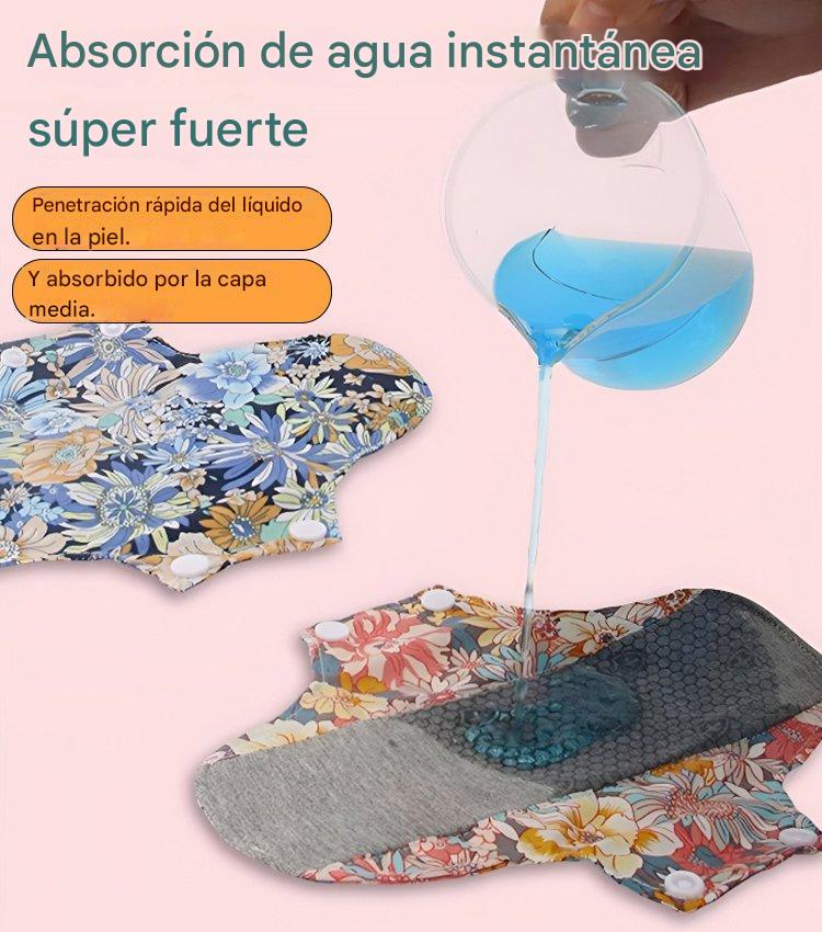 🔥🌈【5 artículos】Almohadilla antibacteriana de algodón y grafeno lavable