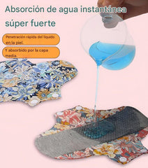 🔥🌈【5 artículos】Almohadilla antibacteriana de algodón y grafeno lavable