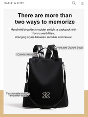😍😍Bolso de hombro de tela Oxford ligero antirrobo multifuncional de gran capacidad