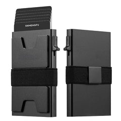 🔥【Oferta especial por tiempo limitado】✨Nuevo tarjetero de aleación de aluminio con bloqueo RFID