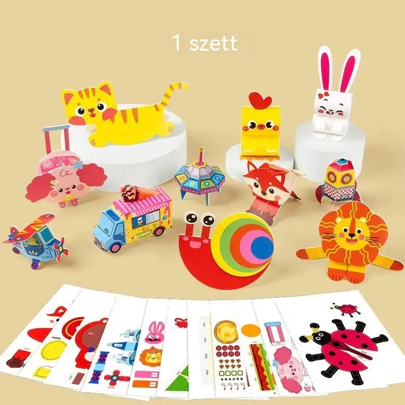 🎨 32 térbeli papírminta – elkészítés, hajtogatás, örömteli alkotás