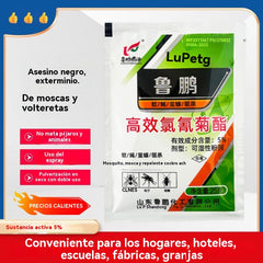 🦟🪰【10 bolsas】El insecticida en polvo de cipermetrina de alta eficiencia más eficaz, se puede utilizar en granjas/hogares/exteriores