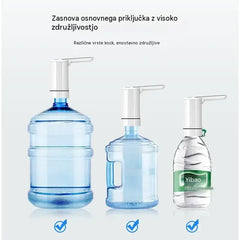 💧⚡Samosesalna električna črpalka za ustekleničeno vodo s 3 nastavljivimi časovniki.
