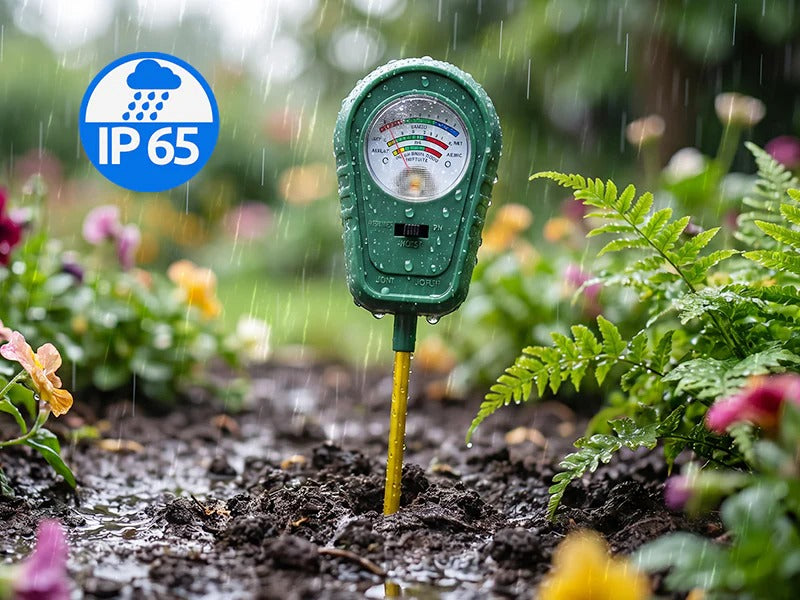 🌱🔬 Medidor de Suelo 3 en 1 – Controla Humedad, pH y Luz para Plantas Más Sanas y Fuertes ✨