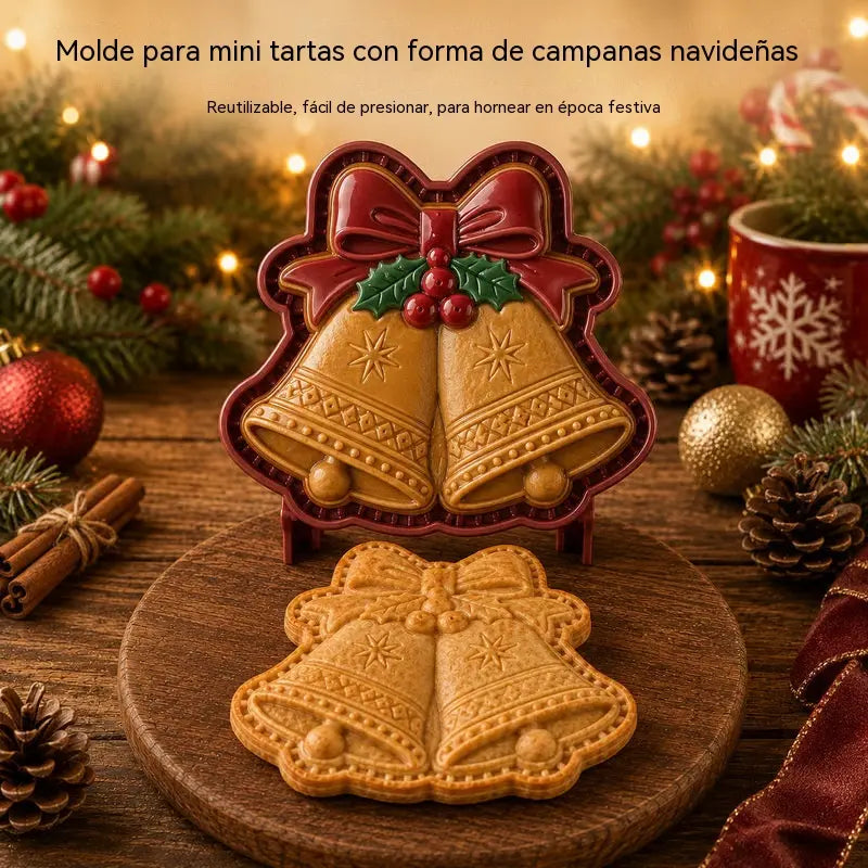 🎄 Moldes para pasteles con temática navideña: disponibles en una variedad de diseños.