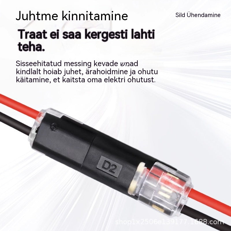 🥳 50% allahindlust! ⏰ 【1000 tükki laos】Koormavaba juhtmeühendus lukustuspandlaga, turvalise sulguri ja libisemisvastase kattega ⚡️