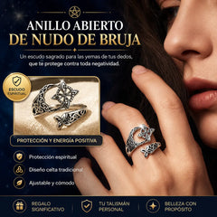 [compra 1 y llévate 1 gratis]Anillo de nudo celta de plata S925 con