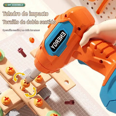 🧰 50% DE DESCUENTO🧩 Kit de herramientas para niños, divertido proyecto de bricolaje, desarrolla las habilidades prácticas de los niños🎪🔩