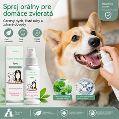 🐱🐶Ústny sprej pre domáce zvieratá na osvieženie dychu vášho domáceho maznáčika.
