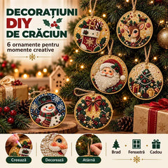🎄✨ Kit 6 Adornos Navideños de Madera DIY – Para Pintar y Personalizar | Manualidades Navideñas en Familia 🖌️