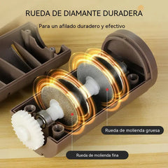 ⏳ ¡40% de descuento! 🔪 Afilador de cuchillos eléctrico inalámbrico multifuncional, recargable ✨
