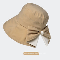 Sombrero de sol para mujer más vendido  | Gorro retro con lazo: plegable y transpirable, un básico para el verano.