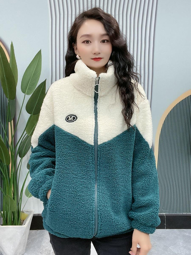 🔥【Compra uno y llévate otro gratis】🐏【M-4XL】Chaqueta de lana de invierno, chaqueta de algodón, chaqueta de algodón de lana de cordero gruesa, chaqueta cálida