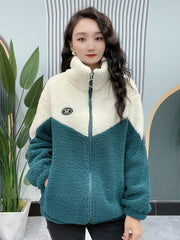 🔥【Compra uno y llévate otro gratis】🐏【M-4XL】Chaqueta de lana de invierno, chaqueta de algodón, chaqueta de algodón de lana de cordero gruesa, chaqueta cálida