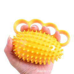 Pelota ortopédica para la recuperación de dedos y manos, con anillos de fijación, dispositivo de entrenamiento de fuerza y movilidad para personas mayores o con secuelas de un derrame cerebral.