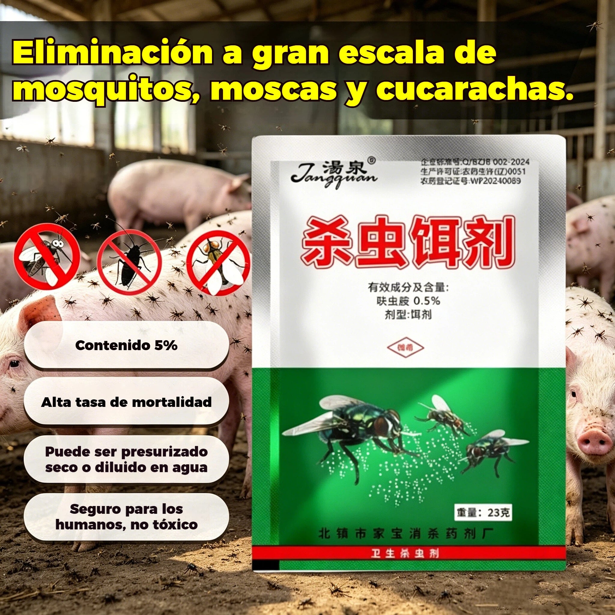 🦟【10 bolsas】Una herramienta mágica antiinsectos para granjas, un paquete puede durar medio año