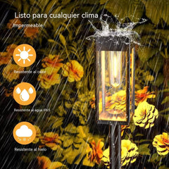✨🔥 ¡50% OFF! Luces Solares de Jardín – Ilumina Caminos con Encanto Cada Noche 🌙