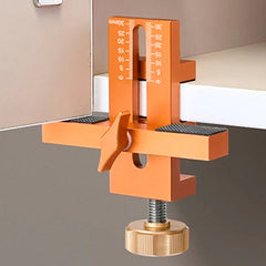 📢📢¡50% DE DESCUENTO! 🔥Posicionador de montaje de puerta de gabinete de aleación de aluminio ajustable para 7-40 mm
