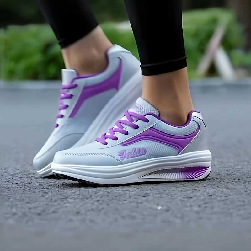 【35-43】Zapatillas deportivas informales transpirables y transpirables a la moda para mujer