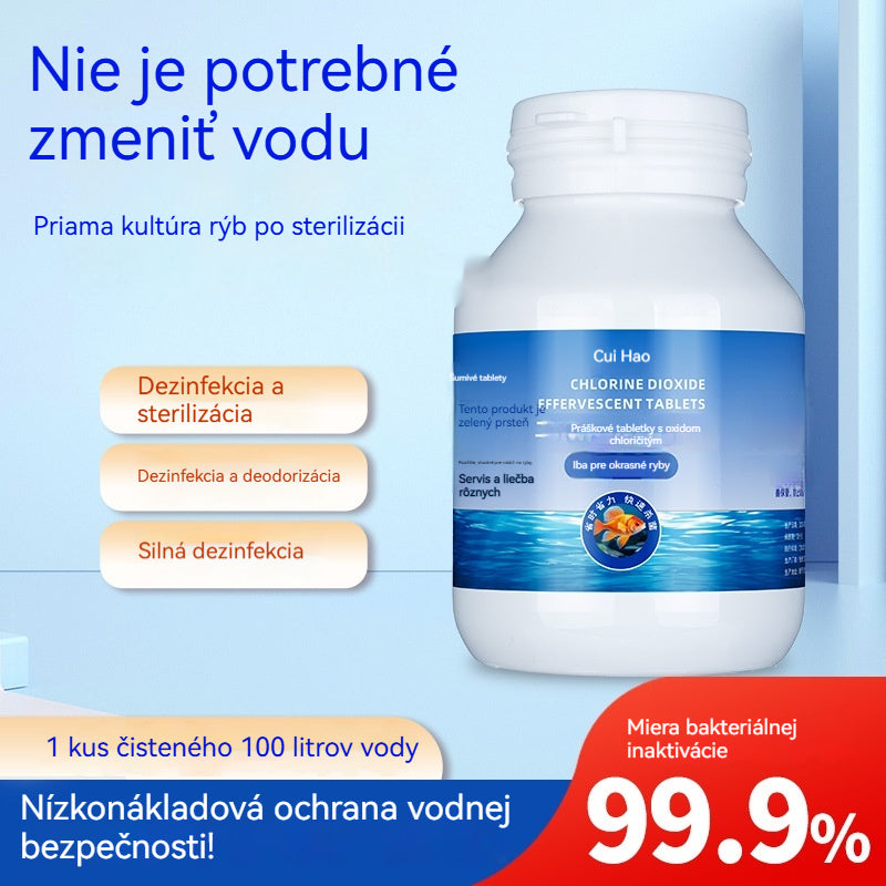 🐟【100 Tabletas】【Compra 1 y llévate 1 gratis】💧 Tabletas efervescentes para limpiar el agua de acuarios y estanques, tabletas oxigenantes para acuarios 🔥