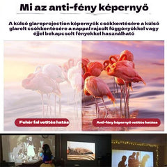 📢📺 Nagyfelbontású matt fehér vetítővászon, amely magával ragadó házimozi élményt teremt 🎬🌟