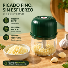 👍👍Mini Picadora Eléctrica de Alimentos Eficiente e Inalámbrica