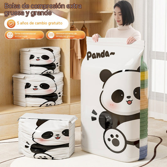 🧳【60*80cm】【Juego de 5 piezas】💨 Bolsa de almacenamiento al vacío grande y compresible: no requiere bomba, es a prueba de fugas e ideal para ahorrar espacio en maletas y en casa ✈️