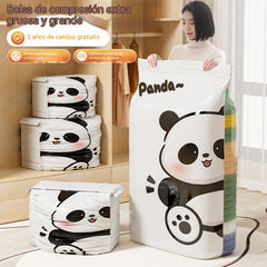 🧳【60*80cm】【Juego de 5 piezas】💨 Bolsa de almacenamiento al vacío grande y compresible: no requiere bomba, es a prueba de fugas e ideal para ahorrar espacio en maletas y en casa ✈️