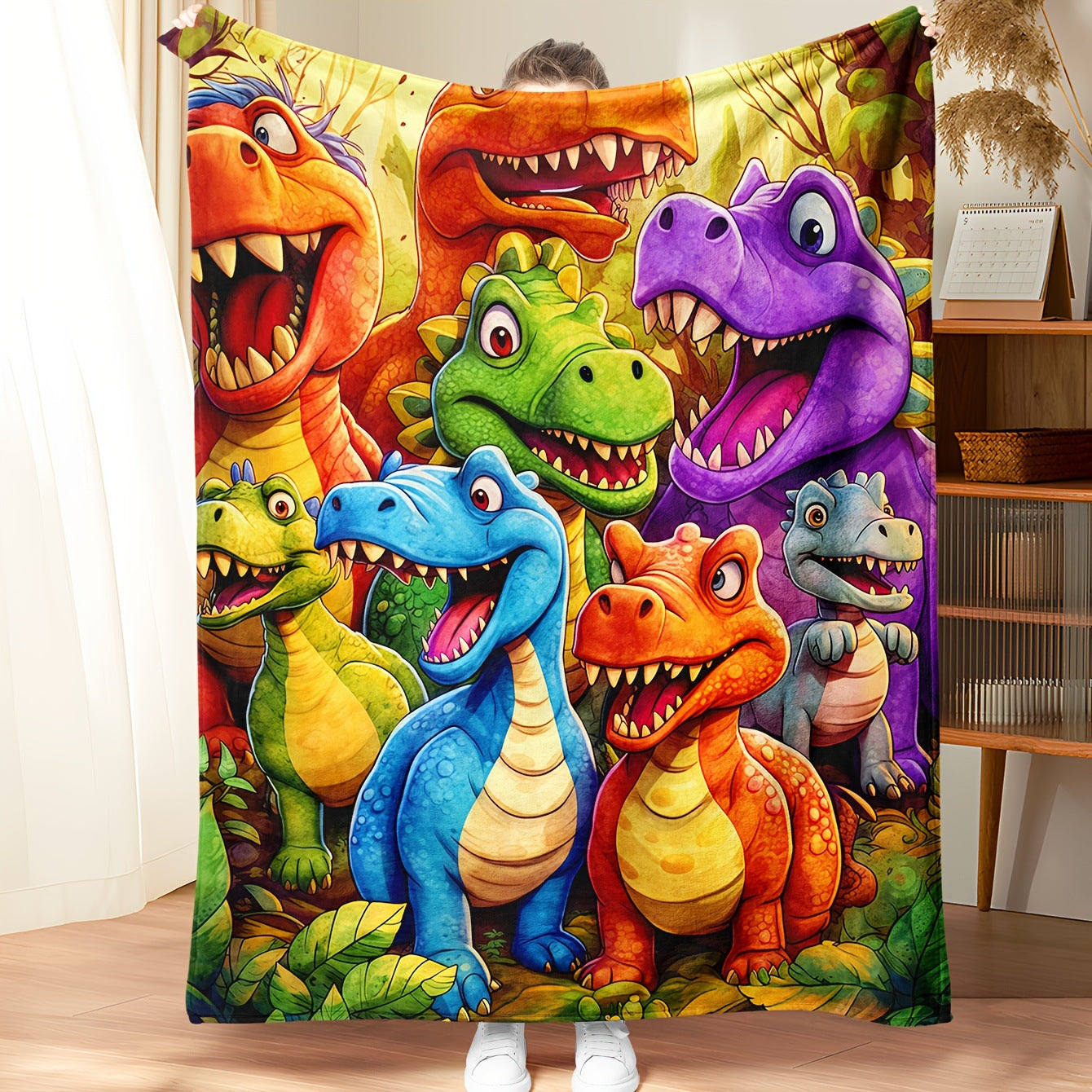 🔥Franela a cuadros con estampado artístico （Disponibles en varios tamaños）