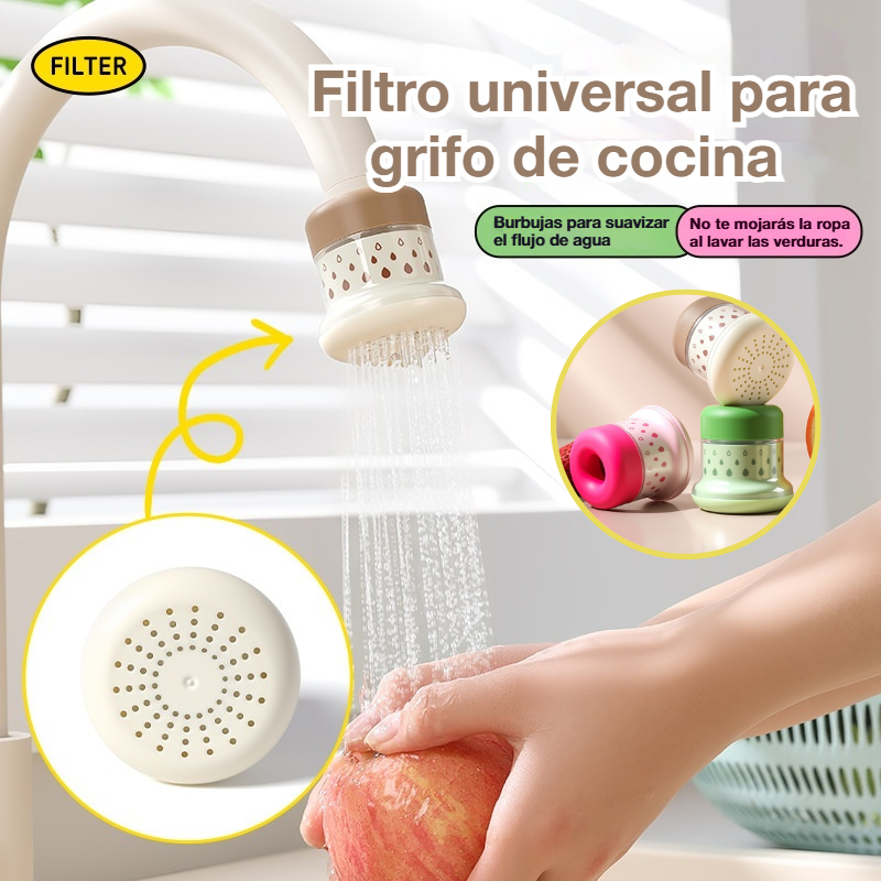 🔥Compre 1 y obtenga 2 gratis（3 piezas-3 colores）🍄🚰Filtro de grifo con forma de hongo