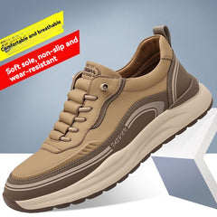🔥🔥😎 [39-45] Zapatillas deportivas fabricadas en piel resistente al agua y a la suciedad, con suelas suaves para máxima comodidad.