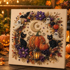 👻✨ Kit de manualidades de arte con perlas para Halloween: transforma pequeñas perlas en magia espeluznante y adorable.
