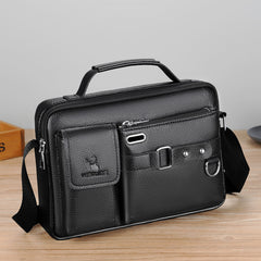 🔥🤵🤵 2025 Nuevo bolso de hombro de cuero genuino para hombre retro de moda