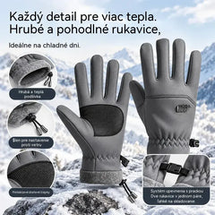 🧤 Pánske zimné rukavice – nepremokavé a vetruodolné · s fleecovou podšívkou · plná kompatibilita s dotykovým displejom · protisklzová dlaň · ideálne na cyklistiku, lyžovanie a turistiku!