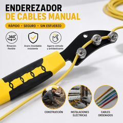 🔥50% de descuento🔥 🔧Alisador de cables manual: rodillos suaves para alisar fácilmente cables y alambres.