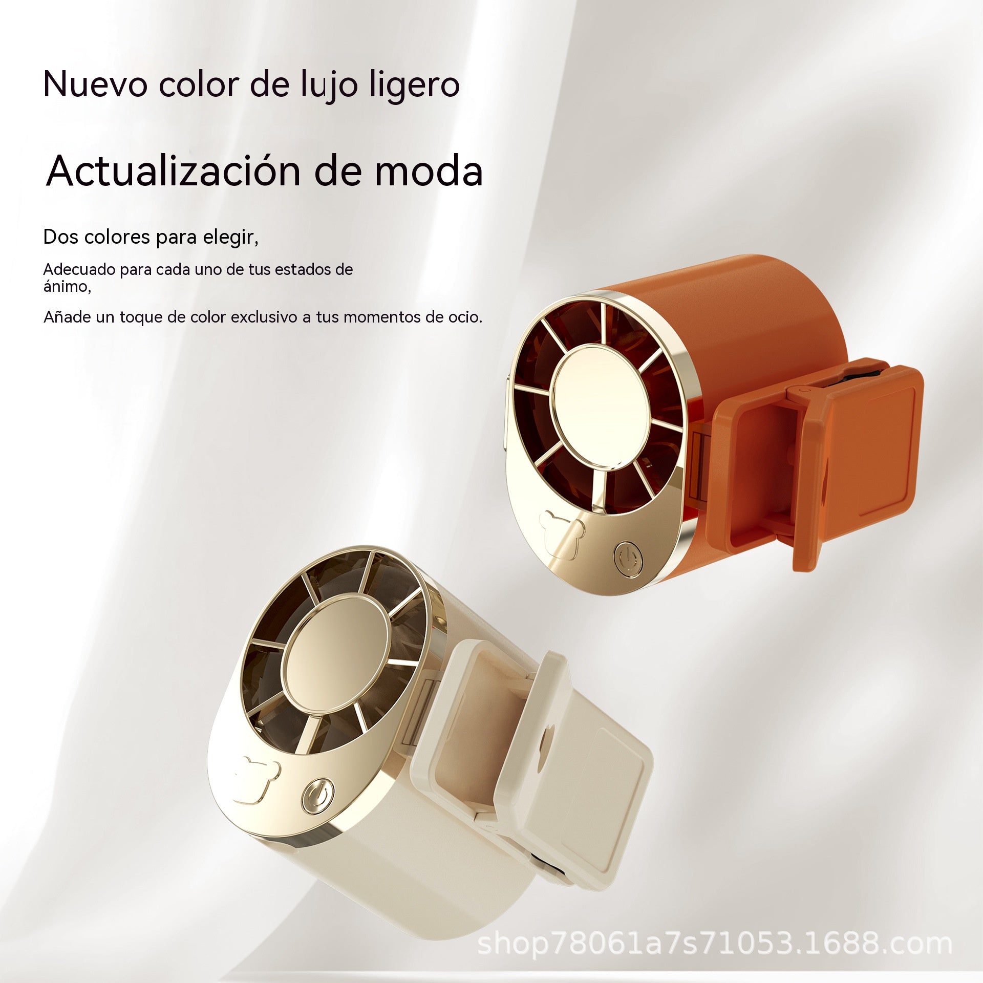 🌀Nuevo ventilador con clip para la cintura❄disipa el calor rápidamente.