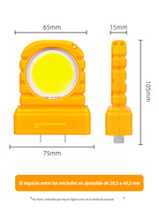 3 unidades 25€-- Luz LED de uso general compatible con varios tipos de baterías de litio.