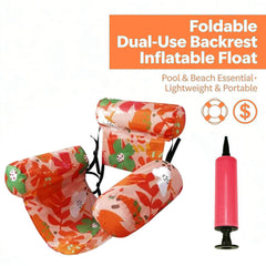 💦📢 Sofá flotante plegable con respaldo