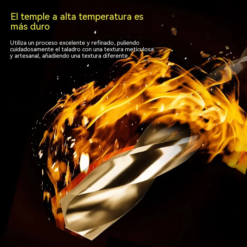 🔥¡Herramienta de alta eficiencia preferida por artesanos veteranos! Juego de 99 brocas con revestimiento de titanio.