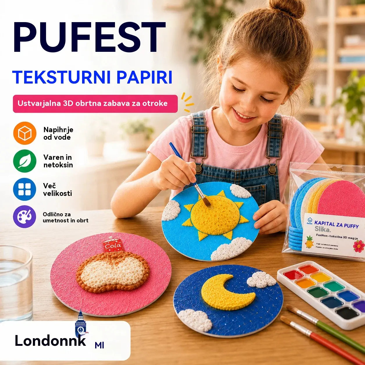 🎄Posebna presenetljiva ponudba! 🔮Obvladajte čarovnijo risanja! 👩‍🎨Risalni papir s penasto teksturo🎁
