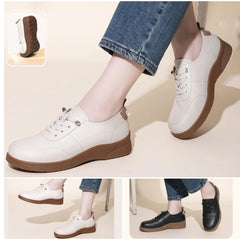 🔥✨【Nuevos estilos de otoño】🔥🥿【35-40】Zapatos casuales de mujer de piel auténtica - sin cordones, cómodos, suela suave, primavera y otoño