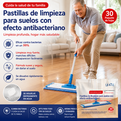 🧹💧Pastillas limpiadoras multiefecto para suelos, pastillas limpiadoras para suelos de baldosas y madera.