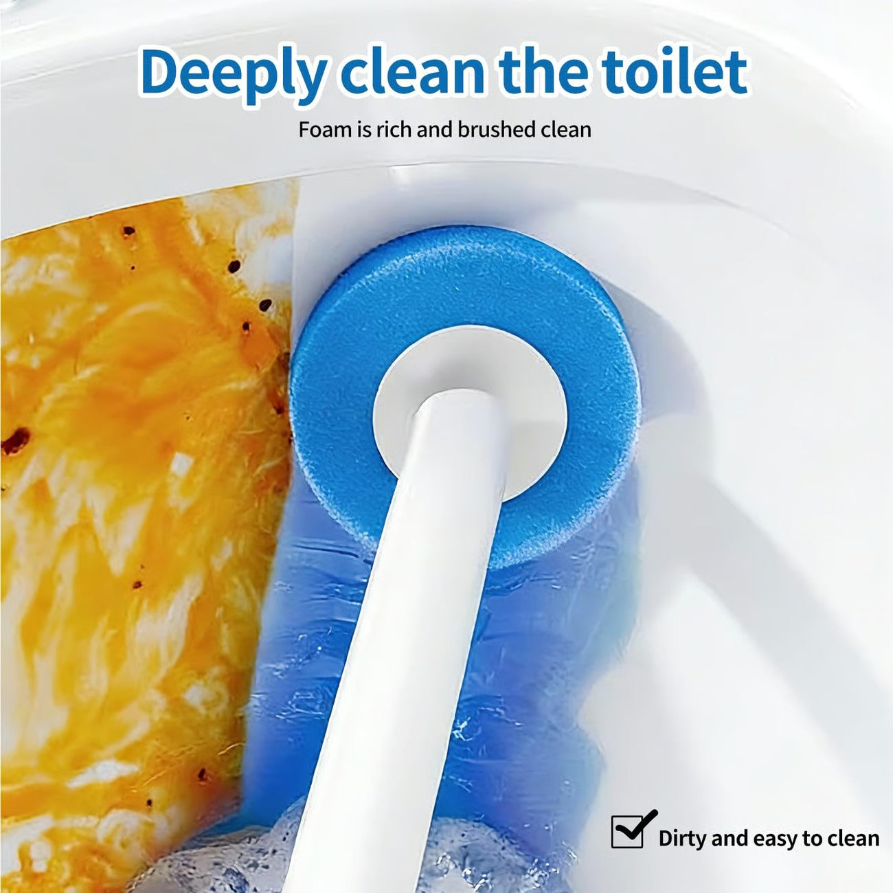 🚽✨ 【Escobilla + 18 Recambios Desechables】Sistema de Limpieza para Inodoro – Higiénico, Práctico y sin Malos Olores 🧼