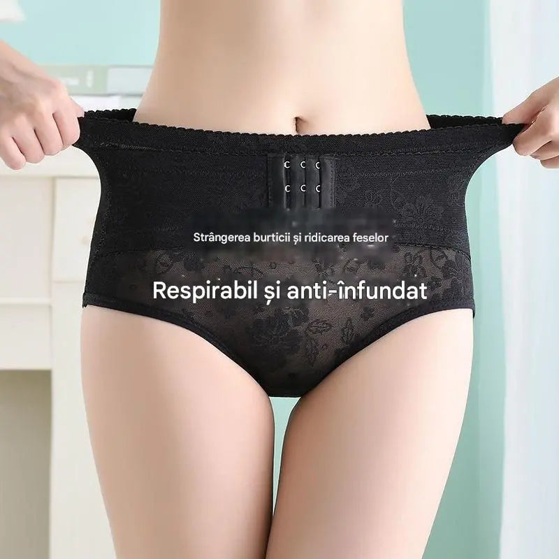 💖Poslední den s 50% slevou 【6dílná sada】Spodní prádlo s vysokým pasem a zvednutím boků, prémiová bavlna✨️ (40-100 kg)